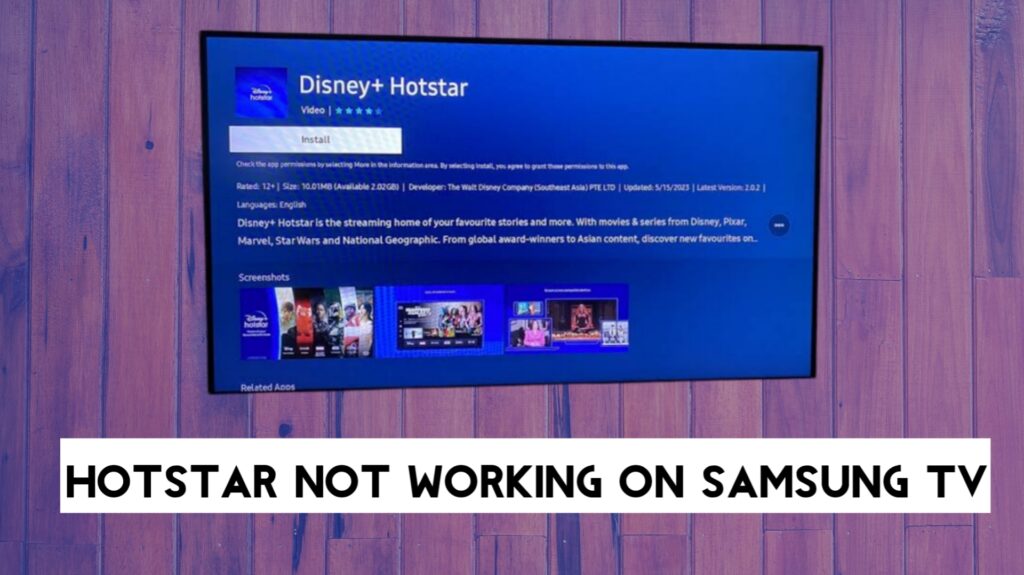 Hotstar Not Working on Samsung TV (How to Fix)